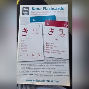 Kana Flashcards - White Rabbit Haragina And Katakana